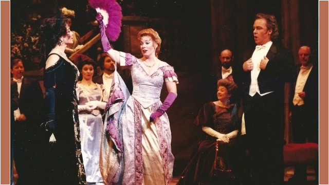 Robert Breault in La Traviata - Pensacola Opera;
Robert Breault as Alfredo and Amy Pfrimmer as Violetta La Traviata - Pensacola Opera