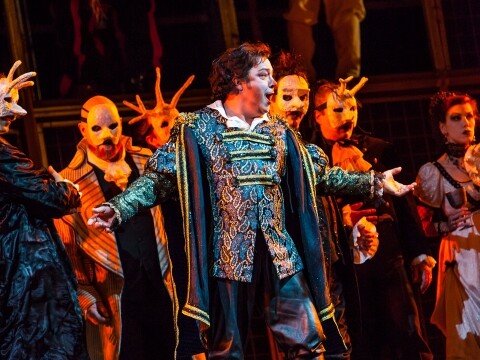 Rigoletto with Edmonton Opera;
Robert Breault as the Duke Rigoletto - Edmonton Opera