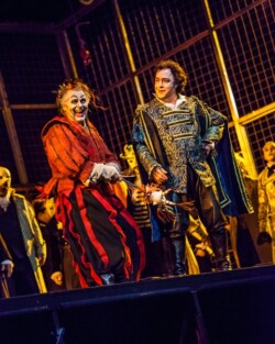 Rigoletto with Edmonton Opera; Robert Breault as the Duke and Ted Baerg as Rigoletto Rigoletto - Edmonton Opera