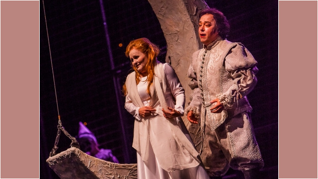 Rigoletto with Edmonton Opera;
Robert Breault as the Duke and Tracy Dahl as Gilda Rigoletto - Edmonton Opera